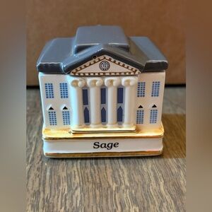 Danbury Mint Spices of the World Spice Jar SAGE United States White House